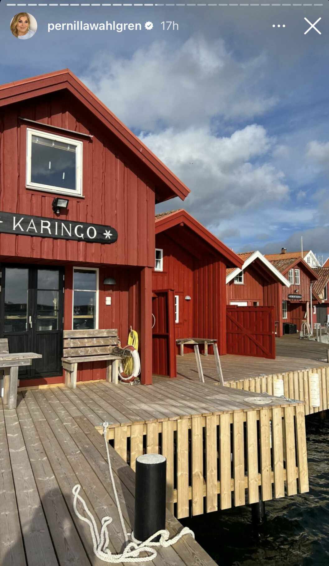 Idylliska små stugor.
