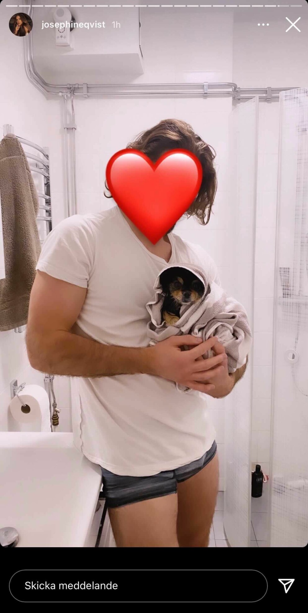 Josephine Qvists nya pojkvän. Josephine Qvist delar en bild på nya pojkvännen på Instagram