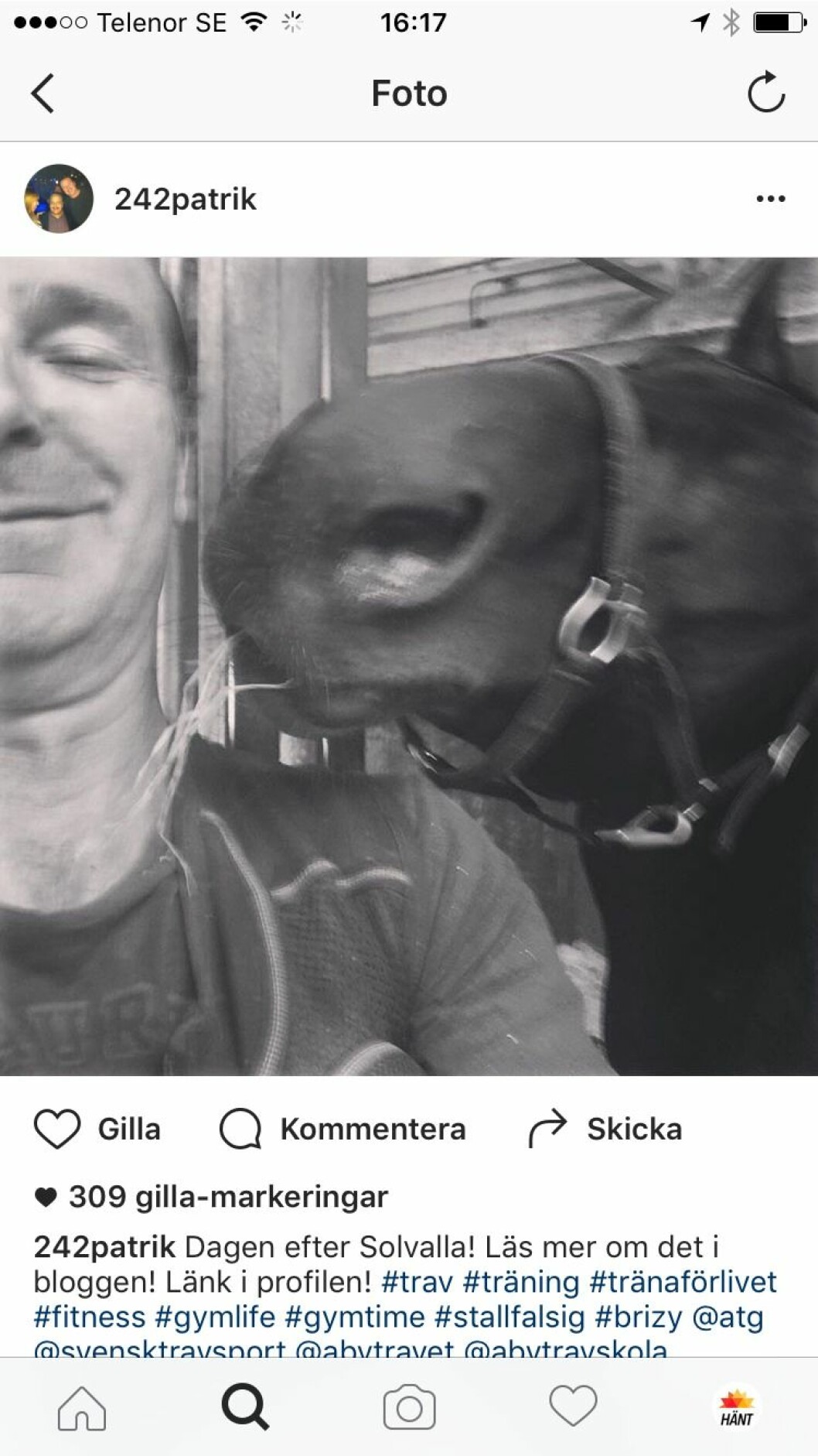 I sin blogg beskriver Patrik Sjöberg ingående sina intryck efter debuten på Solvalla. IMG_0050