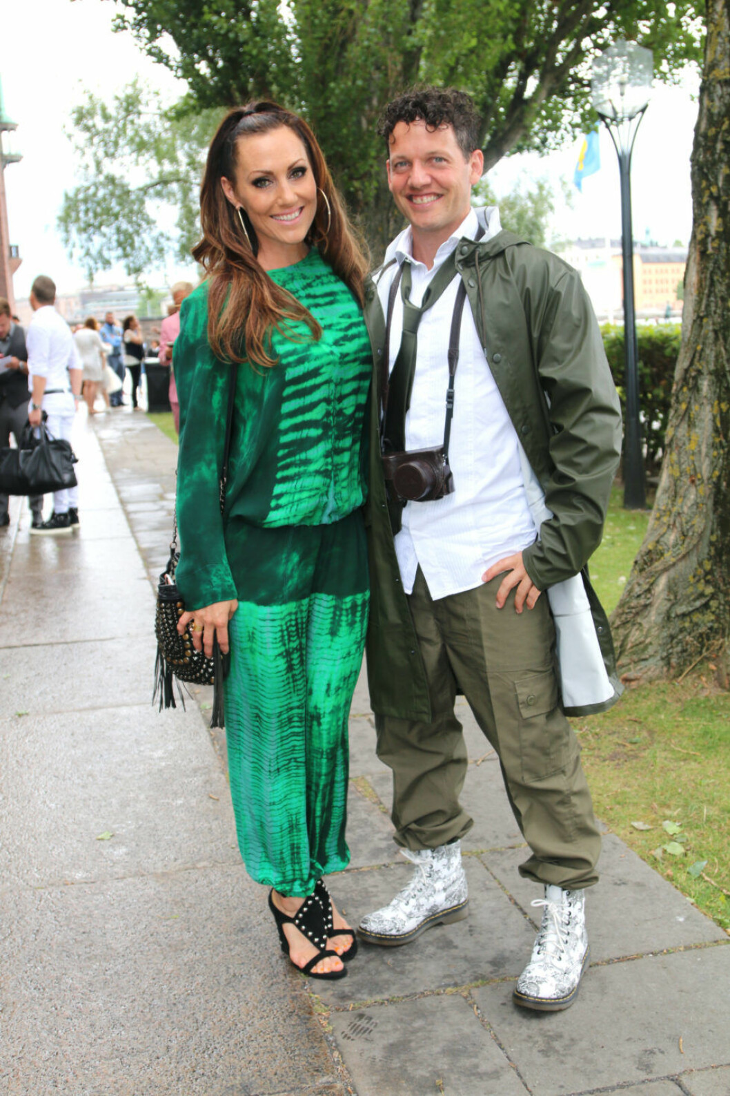 Lina Hedlund och Nassim Al Fakir.