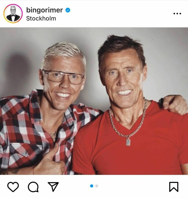 Bingo Rimér och Börje Salming