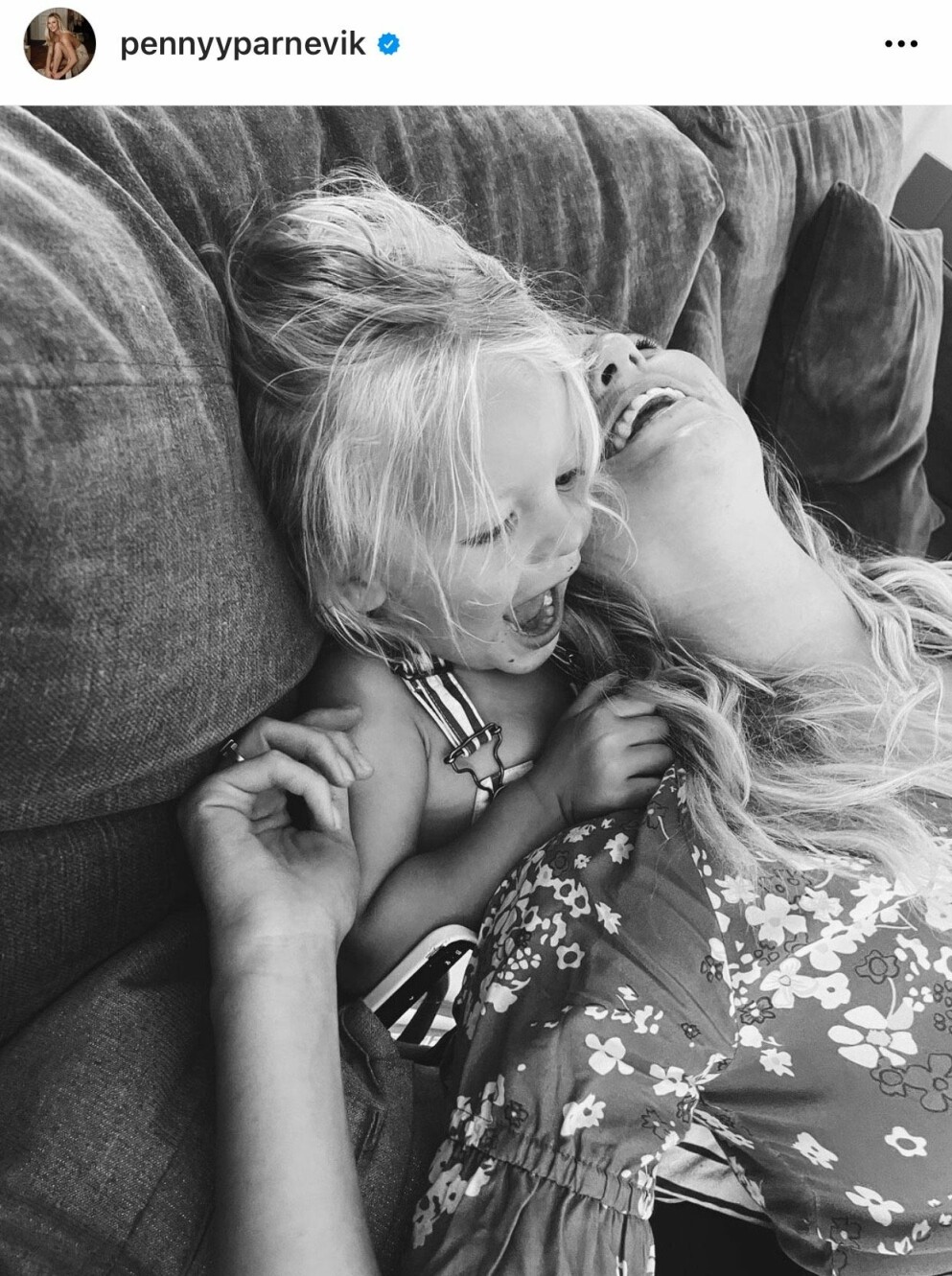 Penny och hennes son Atticus