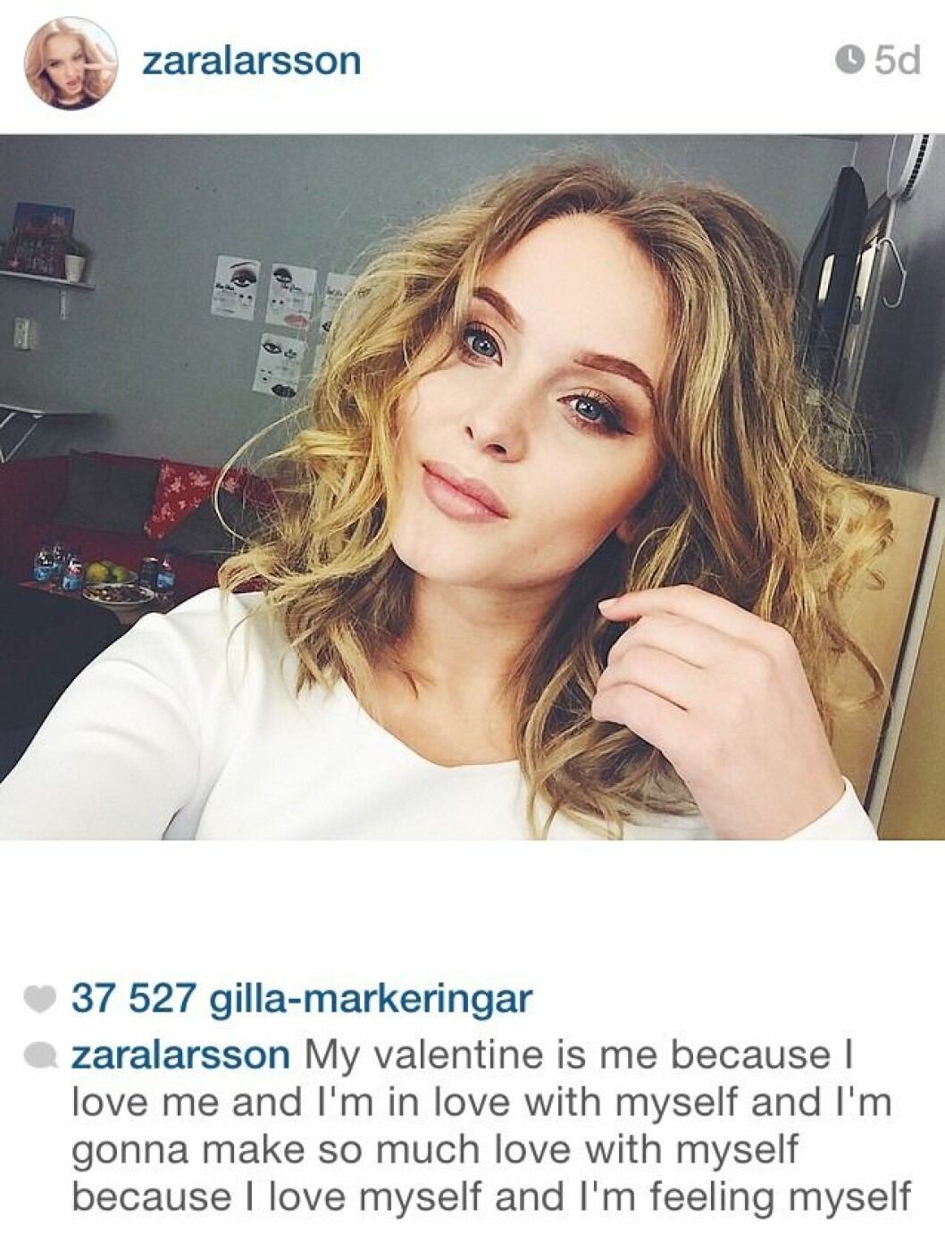 Foto: <a href="http://instagram.com/zaralarsson/" target="_blank" rel="noopener">Instagram</a> Foto: Instagram