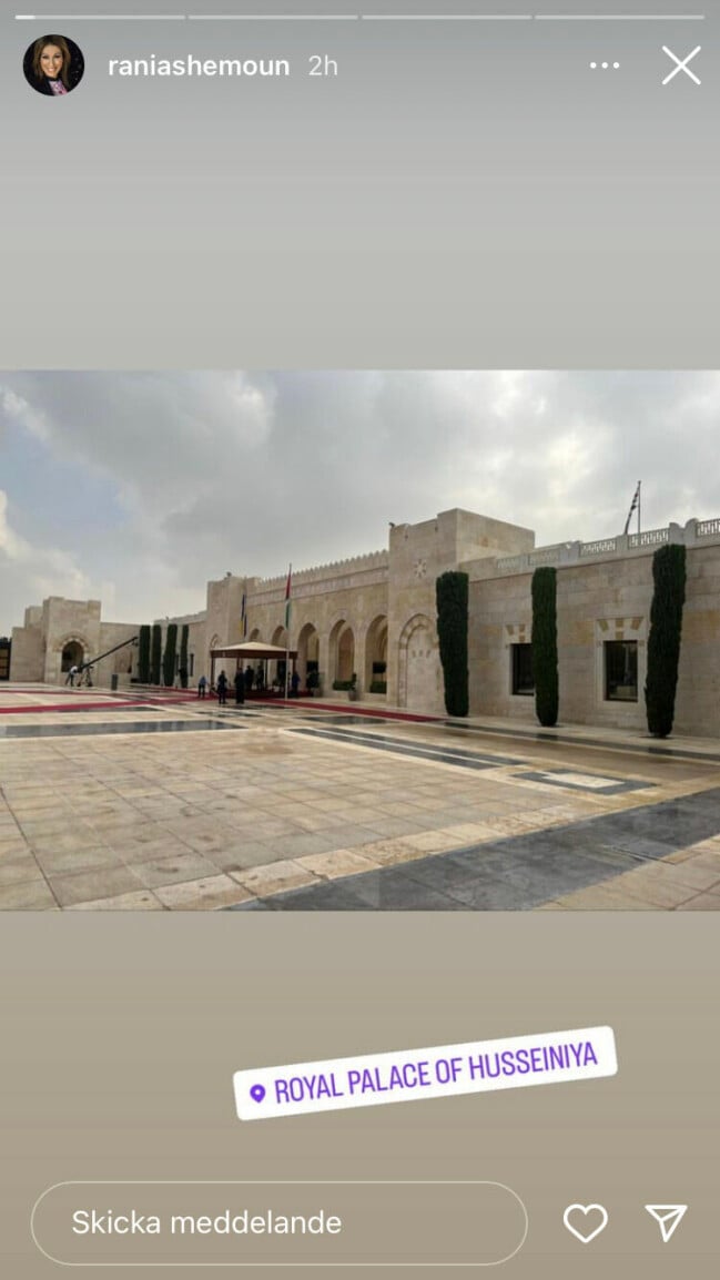 Rania Shemoun Olssons Instagram. Drottning Silvia i Jordanien