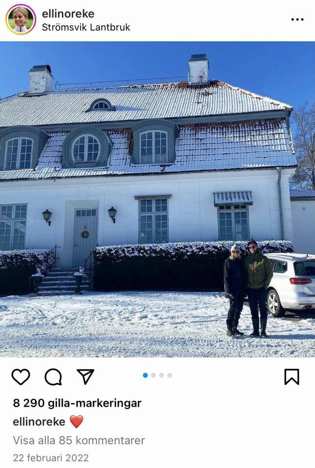 Ellinors Instagram från tidigare 2022
