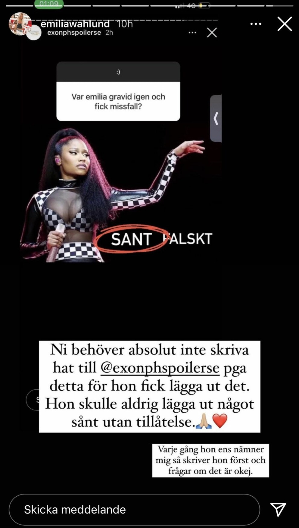 <span class=" italic" data-lab-italic_desktop="italic">Foto: Skärmdump från Emilia Wahlunds Instagram.</span>