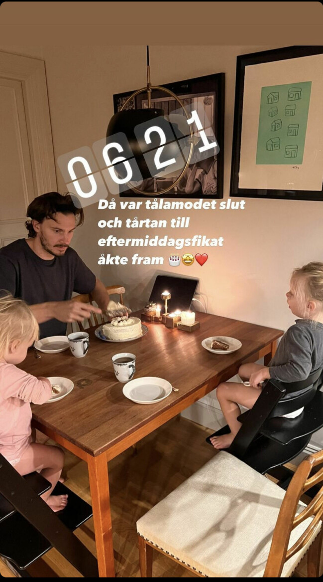 Carina Berg med familjen under sin födelsedag! Carina Berg med familjen under sin födelsedag!