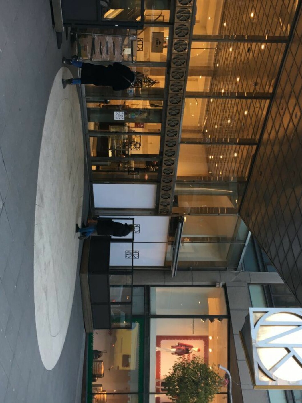 Via entrén på Regeringsgatan blev drottning Silvia insläppt med sina två livvakter. Via entrén på Regeringsgatan blev drottning Silvia insläppt med sina två livvakter.