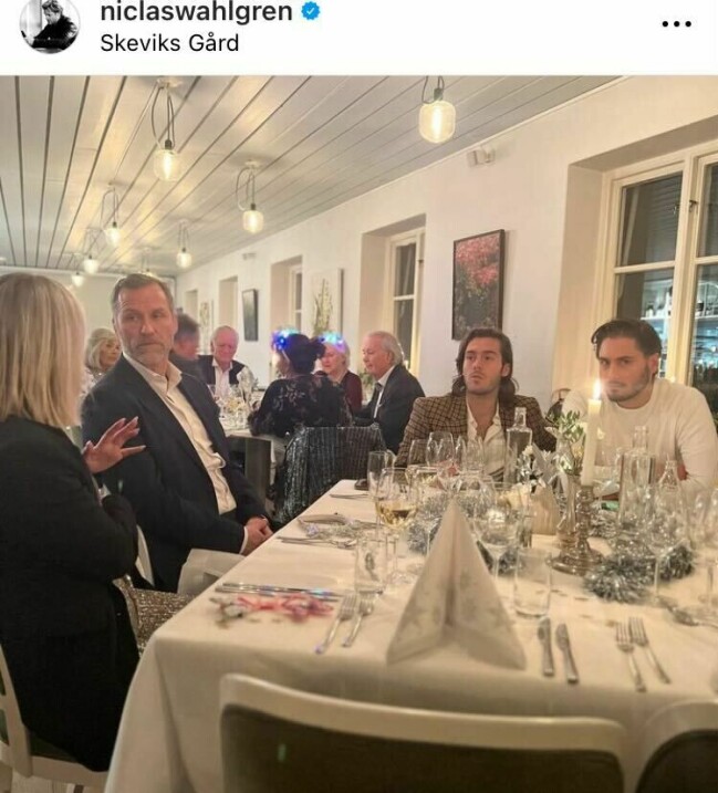 Barnbarnen Oliver och Benjamin Ingrosso på plats!