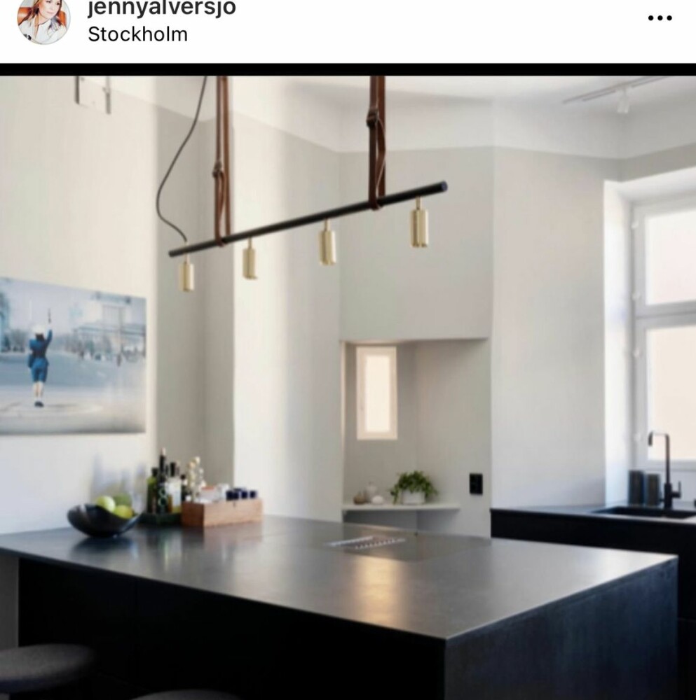 Jenny Alversjös kök efter renovering.