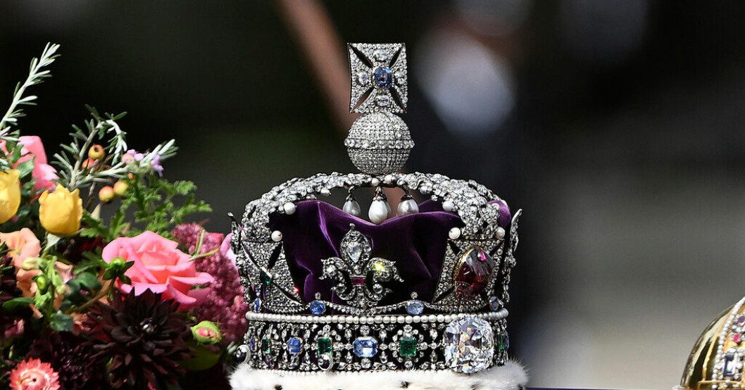 Imperiekronan innehåller en omstridd diamant. Arkivbild. Fem saker att titta efter under kröningen