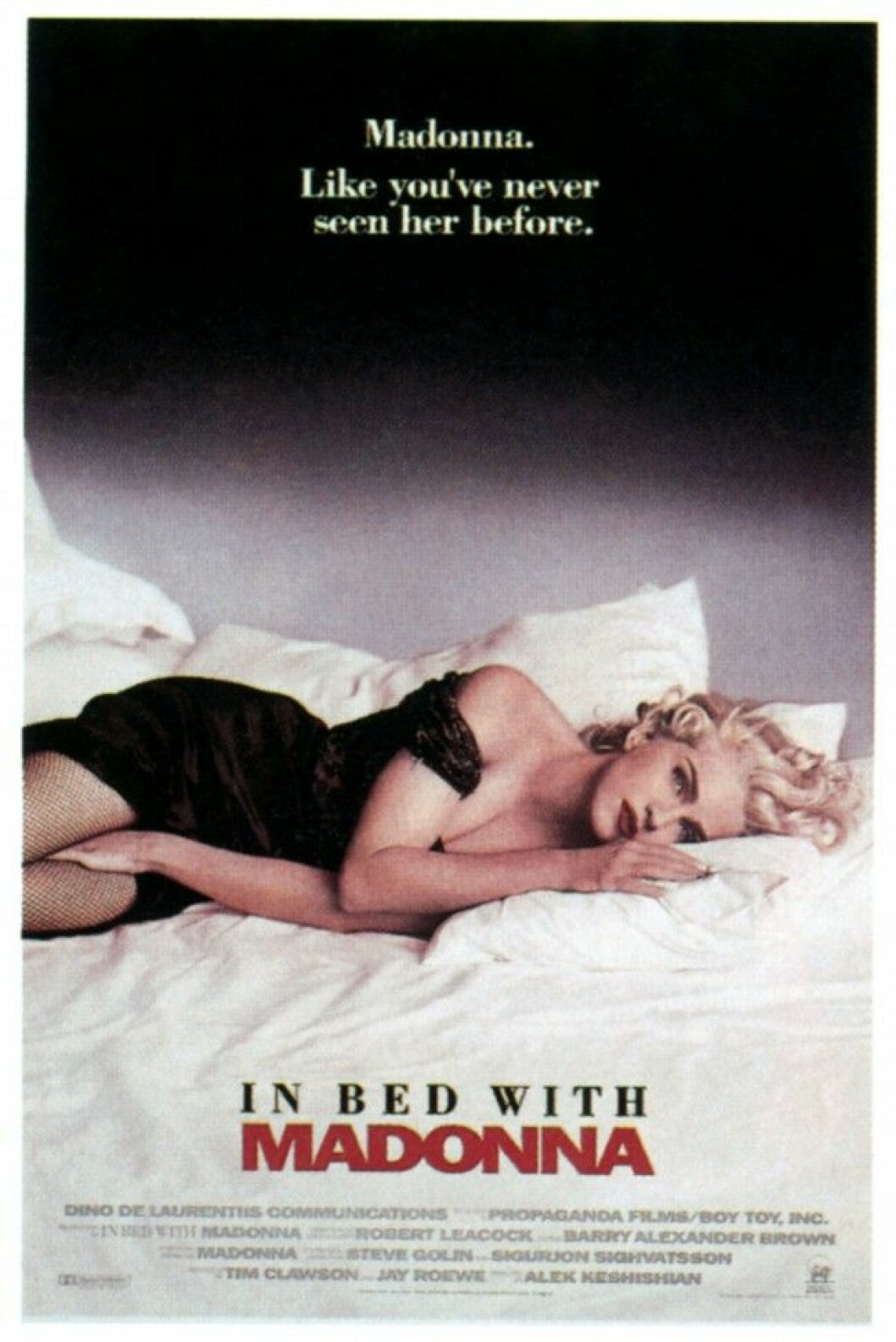<em>In bed with Madonna: Truth or Dare</em> regisserades av Alek Keshishian. Foto: IBL In bed with Madonna: Truth or Dare regisserades av Alek Keshishian. Foto. IBL