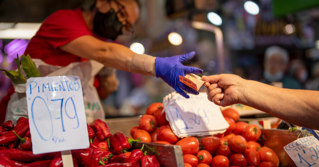 Inflationen i Spanien är låg, bland annat på grund av lägre matpriser. Arkivbild. Spansk inflation under två procent