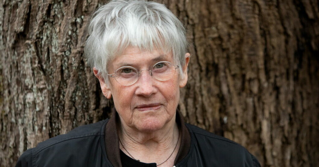 Ingela Strandberg går i dialog med gamla lador och gör dem till "beska sanningssägare". Pressbild. Hon prisas för mörkt glödande dikt