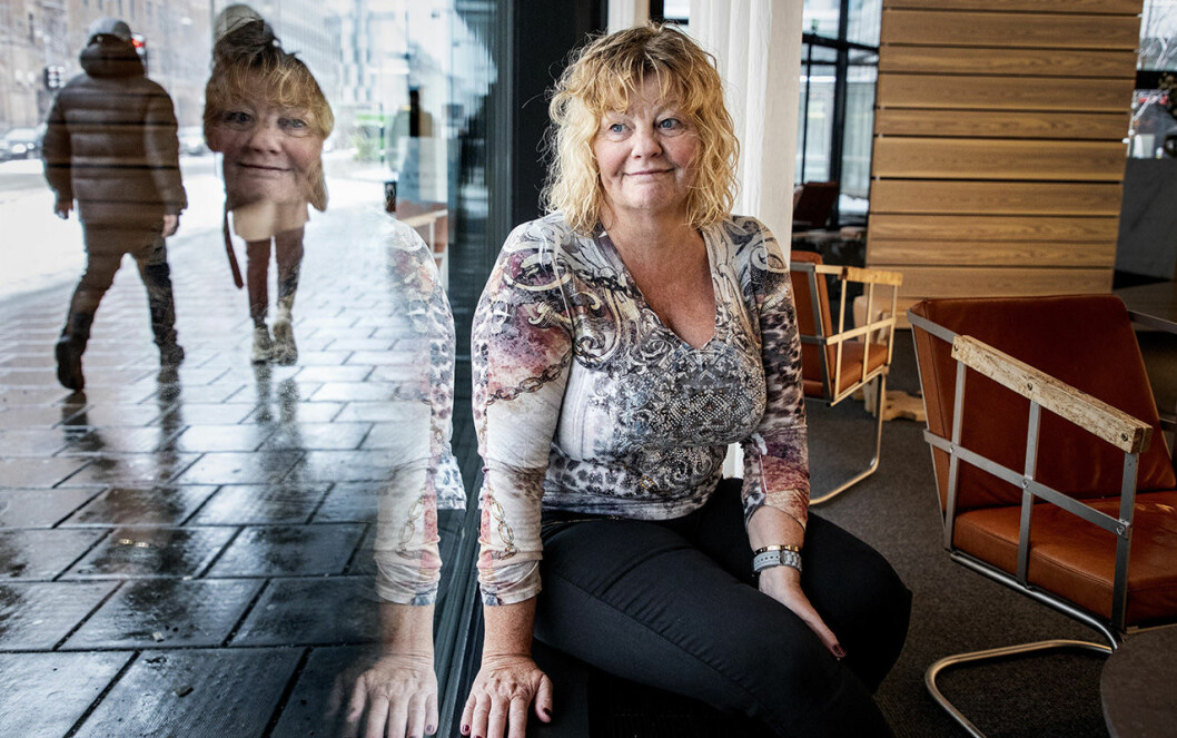 Inger Nilsson. <strong>Foto: Christine Olsson / TT</strong> Skådespelaren Inger Nilsson vid ett fönster.