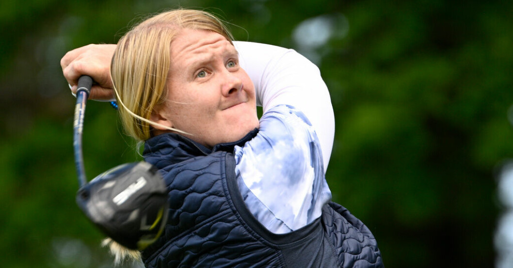 Ingrid Lindblad under första rundan i Scandinavian Mixed. Fem snackisar under första dagen på Ullna