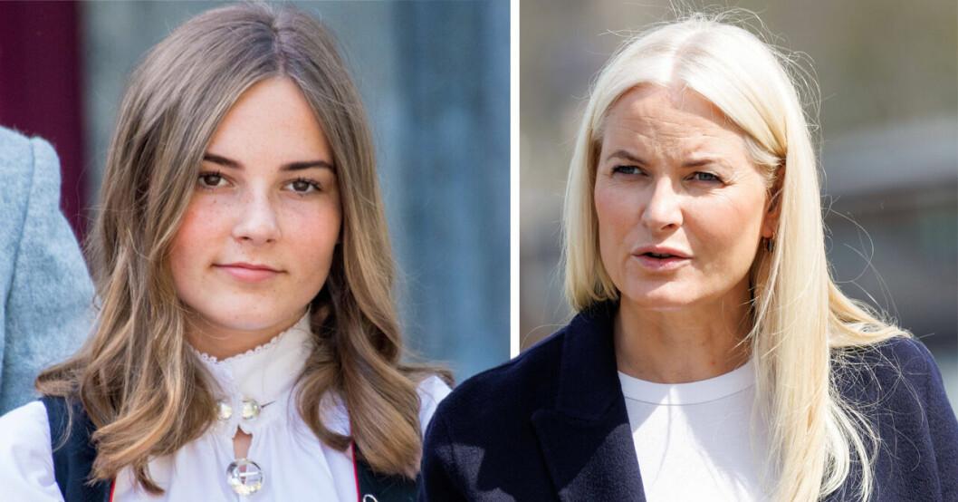 Ingrid Alexandra och Mette-Marit