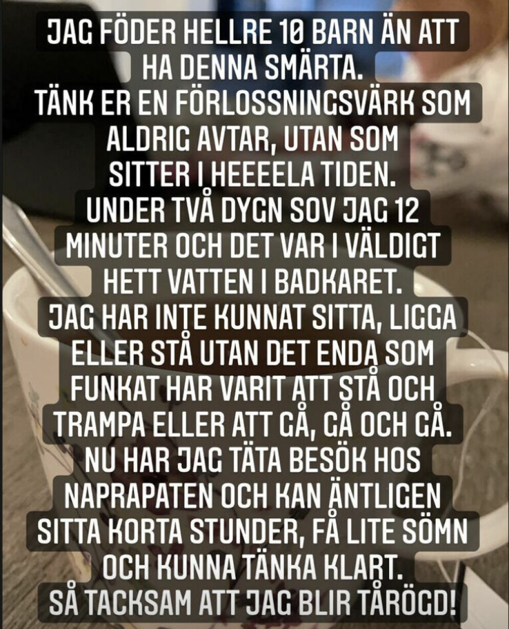 <span class=" italic" data-lab-italic_desktop="italic">Andra inlägget. Foto: Instagram </span>