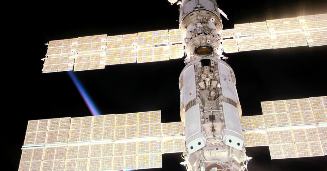 Internationella rymdstationen ISS. Arkivbild. Sverige vill skicka astronaut till rymden