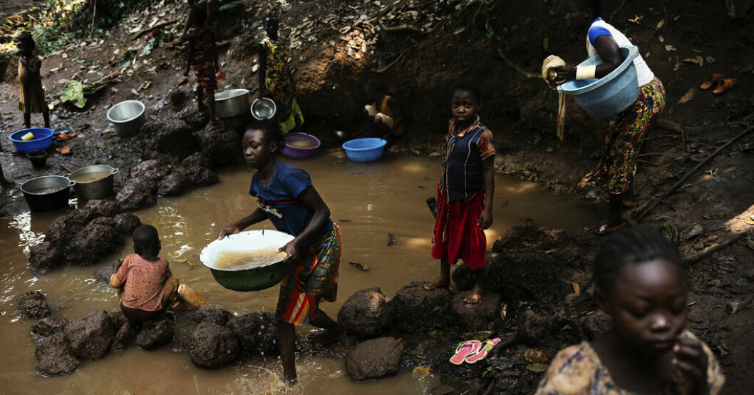 Internflyktingar i Centralafrikanska republiken. Bild från 2021. Tusentals flyr Sudan till CAR