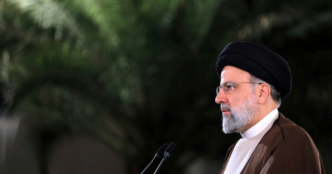 Irans president Ebrahim Raisi. Arkivbild. Irans president återupptar kontakter i Syrien