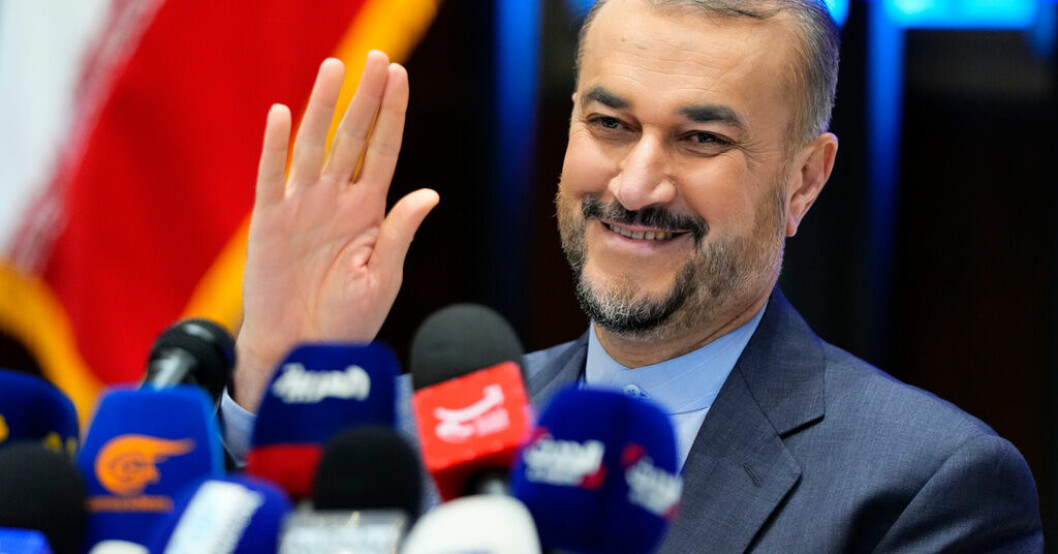 Irans utrikesminister Hossein Amirabdollahian. Arkivbild. Iran skickar inte ambassadör till Sverige