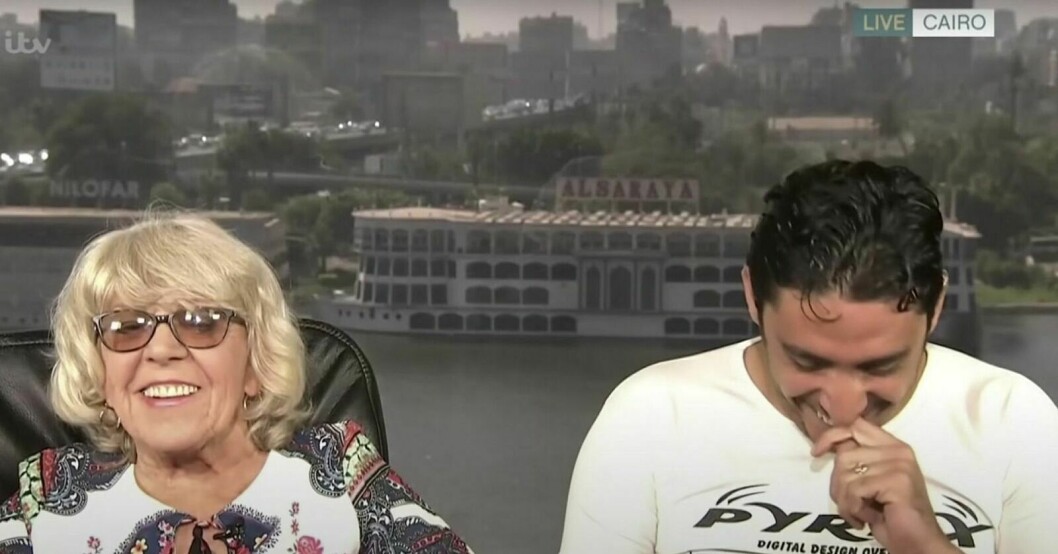Iris och Mohamed gästade morgonprogrammet This morning förra året via länk från Kairo. Iris Jones och Mohamed Ahmed Ibriham
