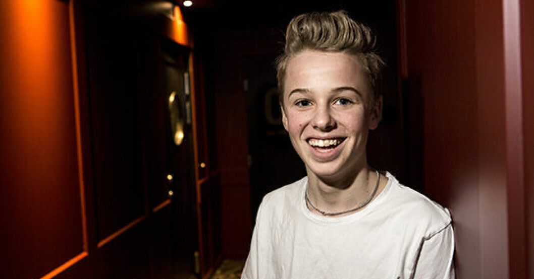 En då 14-årig Isak slog igenom i TV4:s X factor. Där gick han till final. Isak Danielson