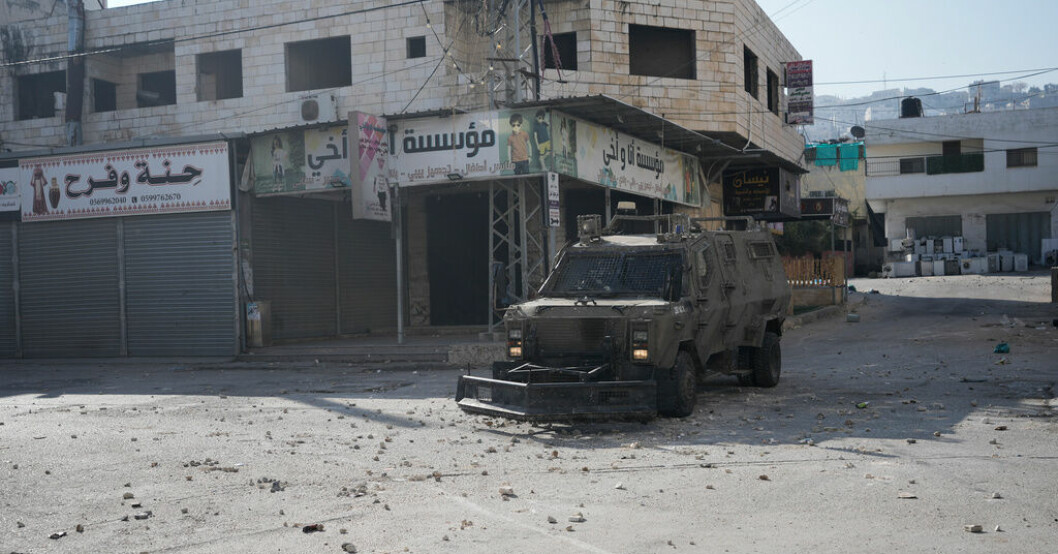 Israelisk militär i en tidigare räd i Jenin, den 26 januari i år. Arkivbild. Flera döda i israelisk militärräd i Jenin