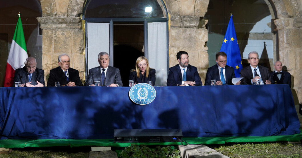 Italiens regering presenterar ett lagförslag enligt vilket människosmugglare ska kunna dömas till 30 år i fängelse. Arkivbild. Italienskt lagförslag: Smugglare kan få 30 år