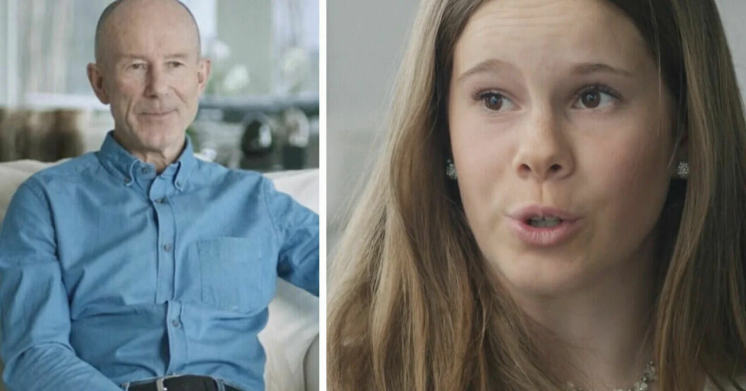 Ingemar Stenmarks dotter Iza om bilderna i TV4.