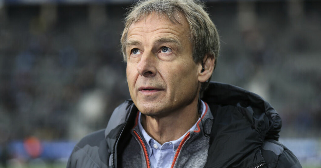 Jürgen Klinsmann under sin senaste tränarsejour, i Hertha Berlin. Arkivbild. Klinsmann förbundskapten i Sydkorea