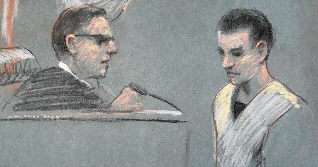 Jack Teixeira, misstänkt för den så kallade Pentagonläckan, ska stanna kvar i häktet i väntan på rättegång, kräver åklagarna. Arkivbild Misstänkt för Pentagonläckan "säkerhetsrisk"