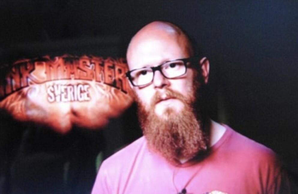 Jacob Pedersen i <span class=" italic" data-lab-italic_desktop="italic">Ink Master Sverige</span>. Jacob Pedersen vann Ink Master Sverige år 2012