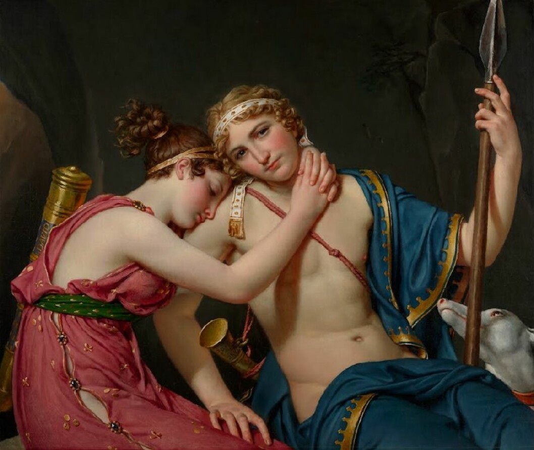 JacquesLouis David The Farewell
