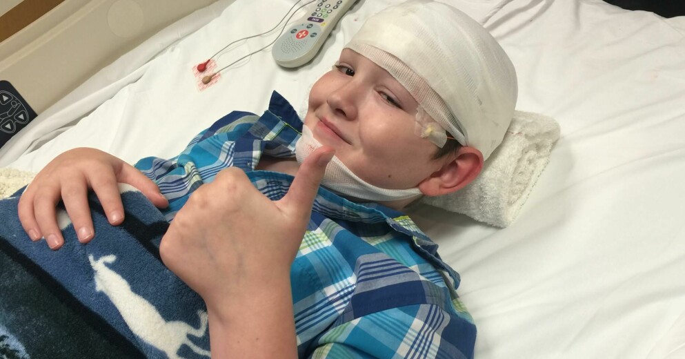 Jaiden Rogers, 16, befaras vara den enda i världen med ovanliga sjukdomen ”Stiff skin syndrome”. Jaiden Rogers
