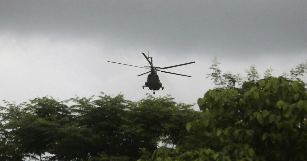 Jakten på den försvunna cylindern pågår över ett stort område. Arkivbild. Radioaktiv cylinder på vift i Thailand