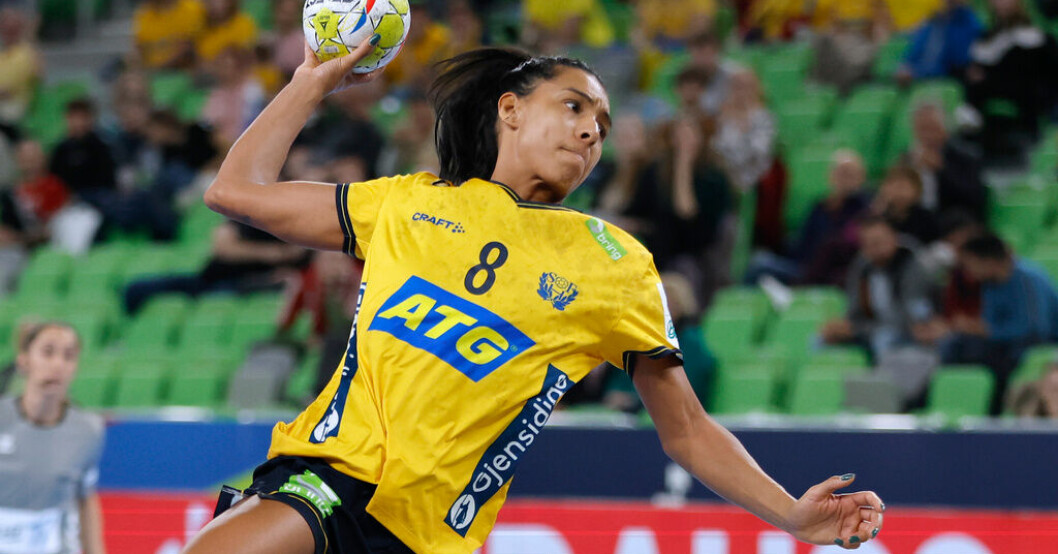 Jamina Roberts gjorde fyra mål när Sverige förlorade även den andra bortalandskampen mot Frankrike. Arkivbild. Ny svensk förlust mot Frankrike