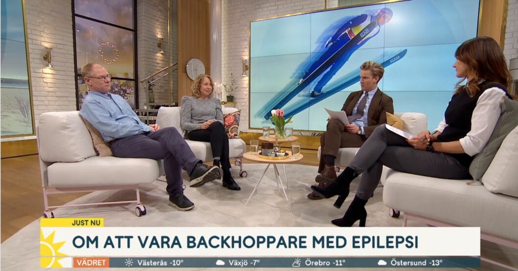 Maria och Martin intervjuade Jan Boklöv. Jan Boklöv, Helen Sundelin, Martin Järborg, Maria Forsblom