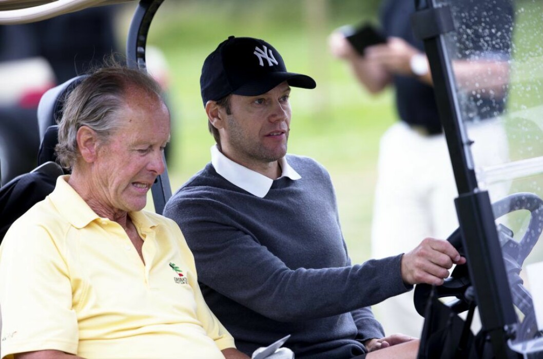 Jan-Eric Warren spelar golf med prins Daniel.