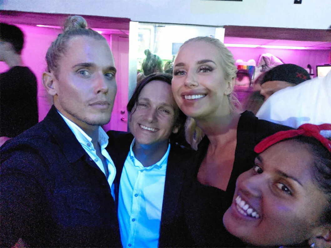 Fabian, Jani, Julia och Priya från Robinson 2020