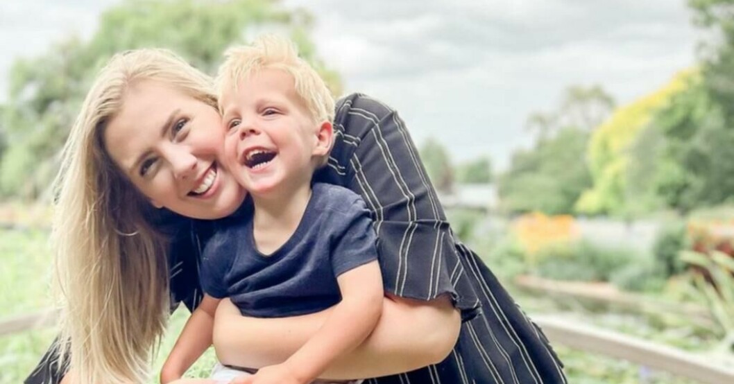 ”Det går inte en dag utan att jag tänker på hur livet hade blivit om vi inte hade haft sådan tur”, säger Zoe ten Broek. Zoe ten Broek och sonen Jaxon