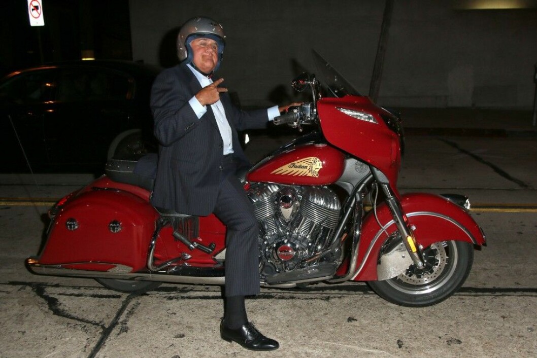 Jay Leno tjänar stålar på att vara rolig. Foto: Stella Pictures Jay Leno tjänar stålar på att vara rolig. Foto: Stella Pictures