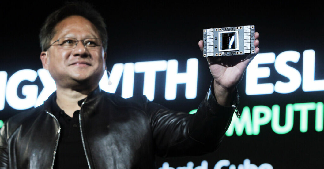 Jen-Hsun Huang är vd för Nvidia. Arkivbild. Småspararna vinnare på AI-lyftet