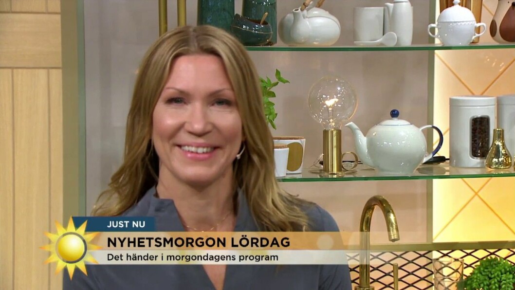 Jenny Alversjö är en av Nyhetsmorgons mest omtyckta programledare. Jenny Alversjö i Nyhetsmorgon TV4