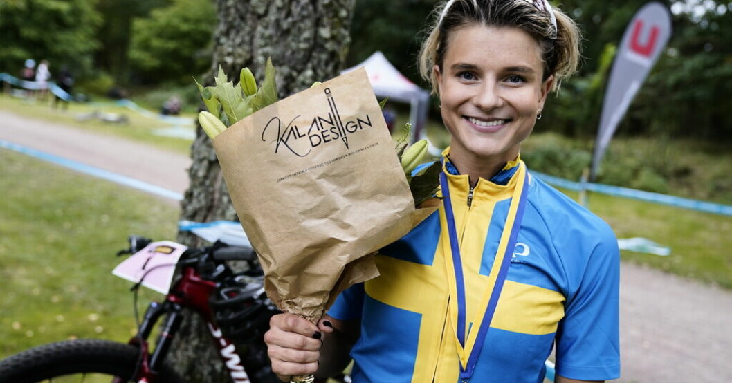 Jenny Rissveds vann SM-guld i tempo. Arkivbild. Rissveds svensk mästare i tempo