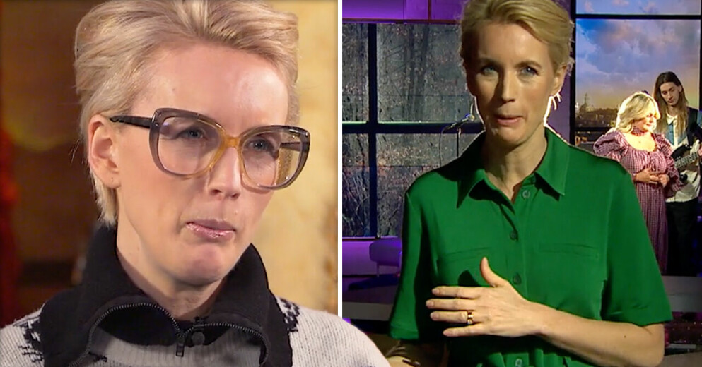 Jenny Strömstedt i Nyhetsmorgon. Jenny Strömstedt Nyhetsmorgon
