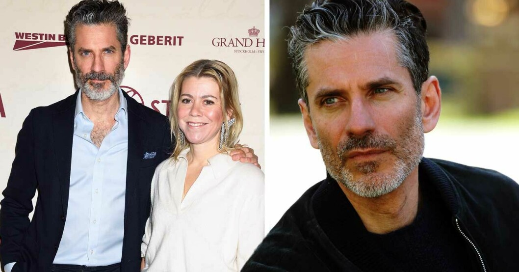 Jens Lapidus liv ihop med frun Hedda och barnen