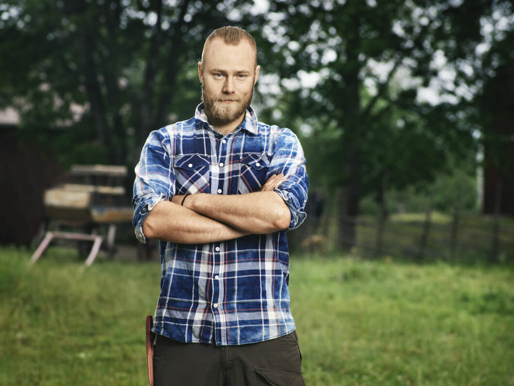Farmen-deltagaren Jens Rönnqvist har tränat för att vara med i Farmen. Farmen-deltagaren Jens Rönnqvist har tränat för att vara med i Farmen.