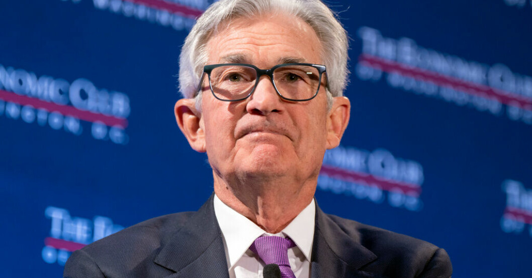 Jerome Powell, ordförande för Federal Reserve. Arkivbild. Fed: Fler räntehöjningar väntar